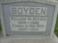 Boyden, William M. and Emma J.